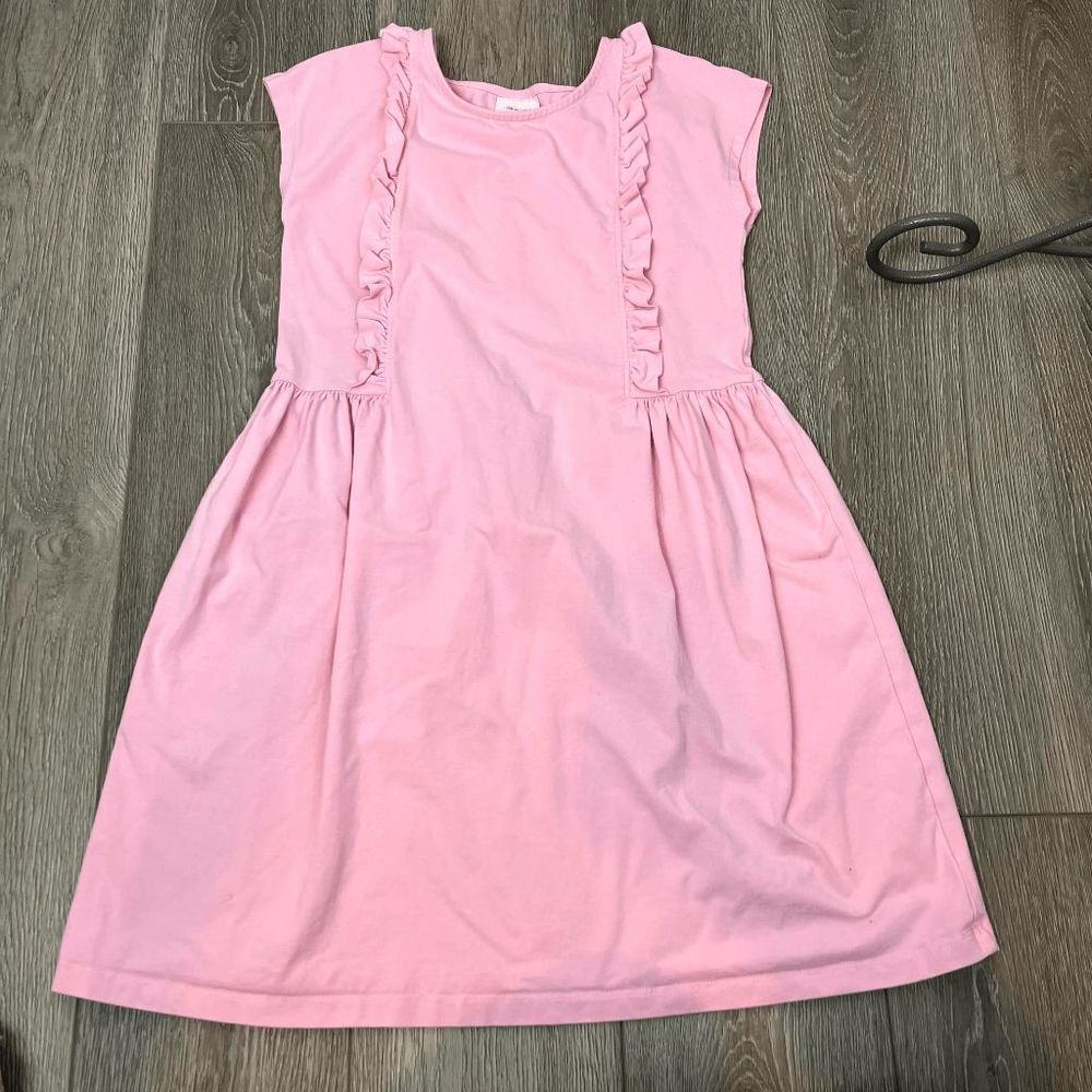 Hanna Andersson Pink Ruffle Dress, 150 US 12